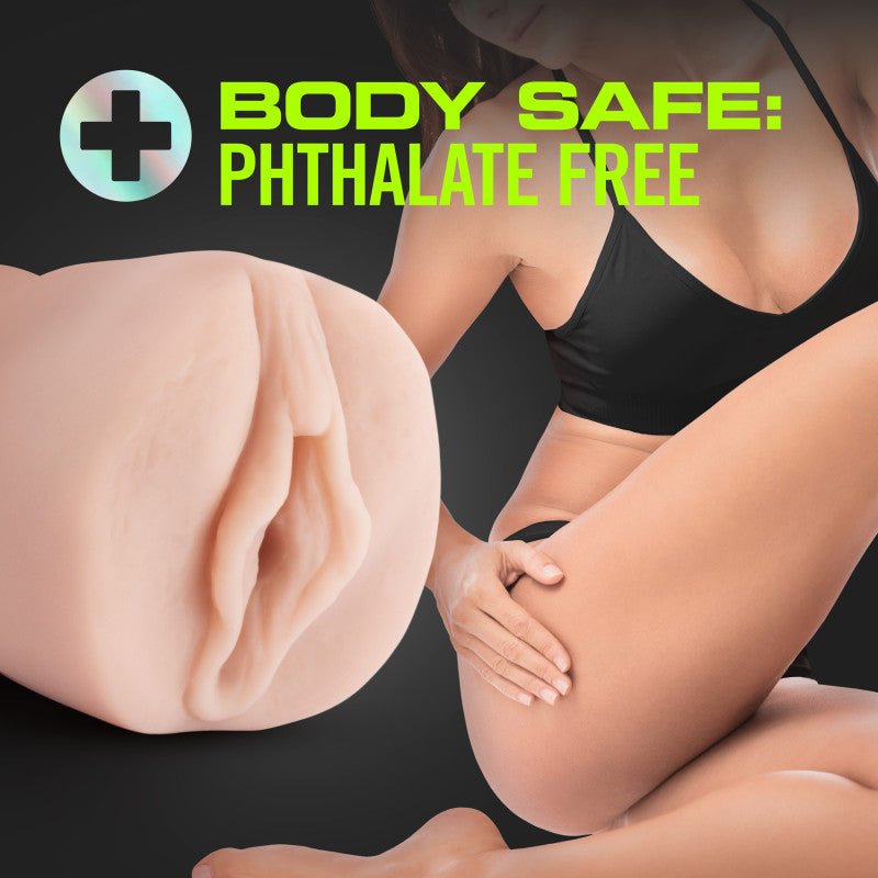 M For Men 3-Pack Self-Lubricating Flesh Vibrating Strokers